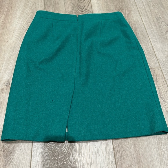 J. Crew Teal Pencil Skirt - Picture 2 of 3